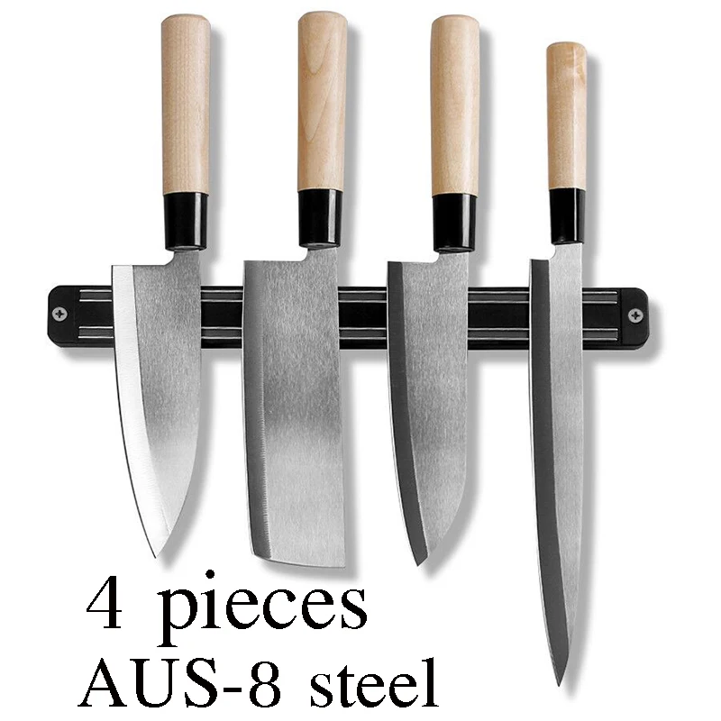 kitchen knife Suit 4 pieces Sand light Japanese Knives AUS-8 Steel sharp blade wood handle High Carbon High Meat Santoku knife
kitchen knife Suit 4 pieces Sand light Japanese Knives AUS-8 Steel sharp blade wood handle High Carbon High Meat Santoku knife