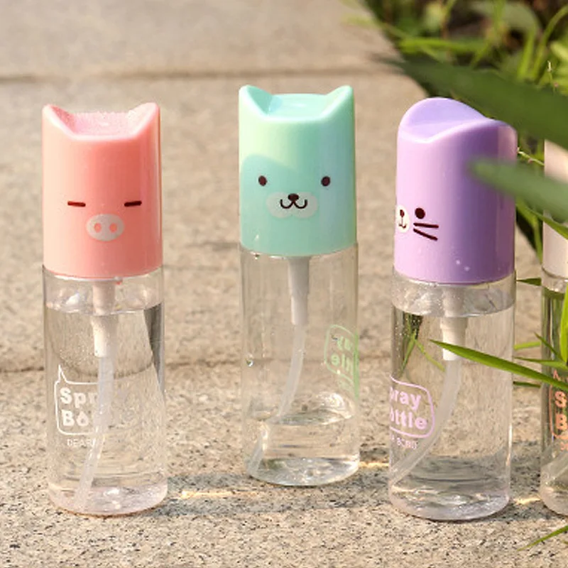 1pc Mini Cute Cartoon Plastic Transparent 35ml Small Empty Spray Bottle For Make Up And Skin Care Refillable Bottle
1pc Mini Cute Cartoon Plastic Transparent 35ml Small Empty Spray Bottle For Make Up And Skin Care Refillable Bottle