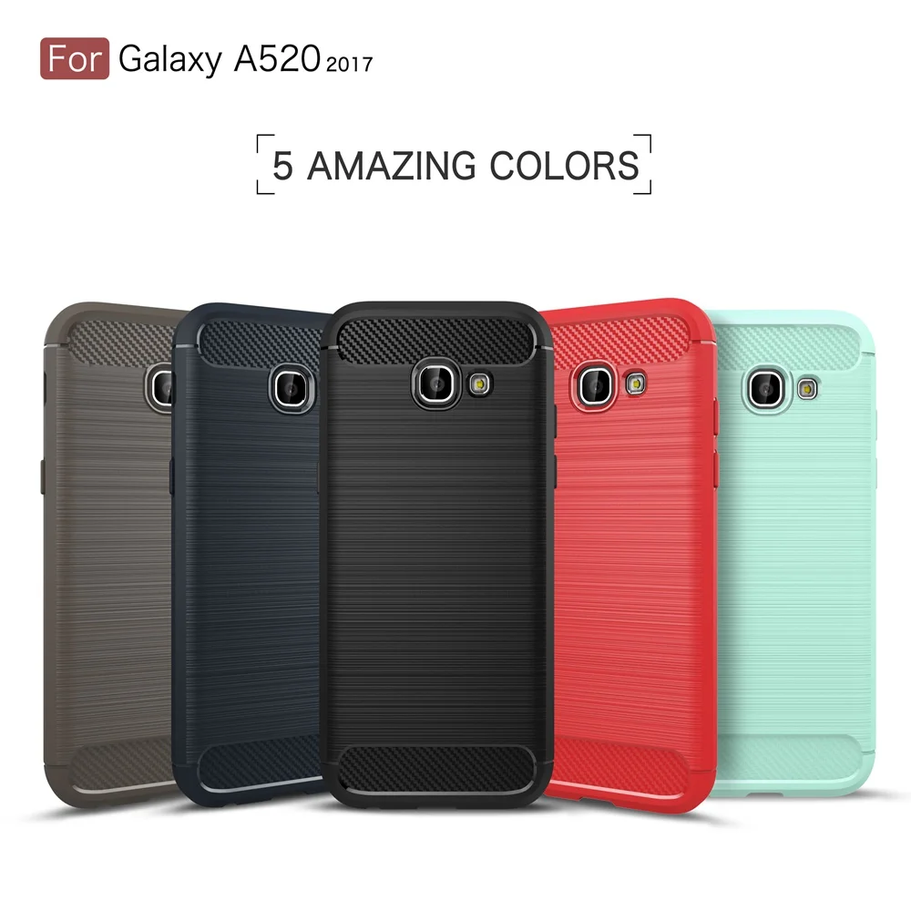 Fashion Carbon Fiber Cases For Samsung A5 2017 Case Ultra Slim Armor Soft Gel For Galaxy A5 2017 A520 Shockproof Phone Cover
Fashion Carbon Fiber Cases For Samsung A5 2017 Case Ultra Slim Armor Soft Gel For Galaxy A5 2017 A520 Shockproof Phone Cover