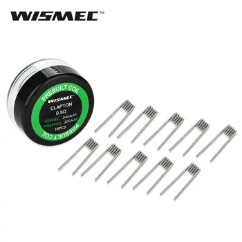 10pcs/Lot Original WISME Prebuilt Clapton Coil Resistance 0.5ohm electronic cigarette Prebuilt Coil for IndeRemix RDA Atomizer
10pcs/Lot Original WISME Prebuilt Clapton Coil Resistance 0.5ohm electronic cigarette Prebuilt Coil for IndeRemix RDA Atomizer