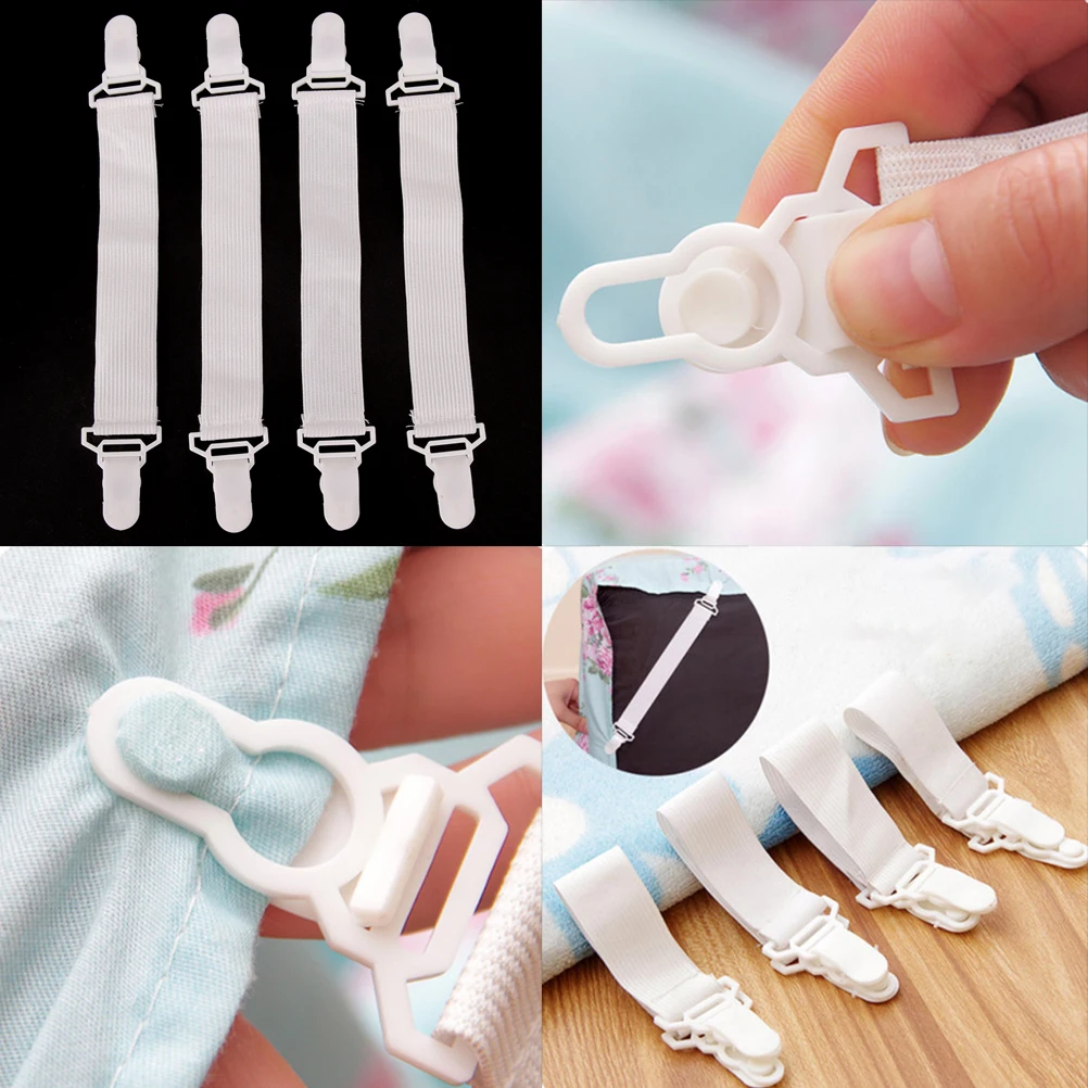 2019 New Hot Sale 4Pcs/set Bed Sheet Mattress Cover Blankets Grippers Clip Holder Fasteners Elastic Set
2019 New Hot Sale 4Pcs/set Bed Sheet Mattress Cover Blankets Grippers Clip Holder Fasteners Elastic Set