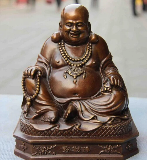 bi003862 Chinese BuddhISM Temple Copper Bronze Maitreya Rohan Buddhist monk Buddha Statue
bi003862 Chinese BuddhISM Temple Copper Bronze Maitreya Rohan Buddhist monk Buddha Statue