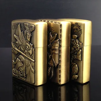 Metal kerosene lighter, hero alliance bronze figure embossment pattern. Creative lighters, Cigarette Accessories
Metal kerosene lighter, hero alliance bronze figure embossment pattern. Creative lighters, Cigarette Accessories