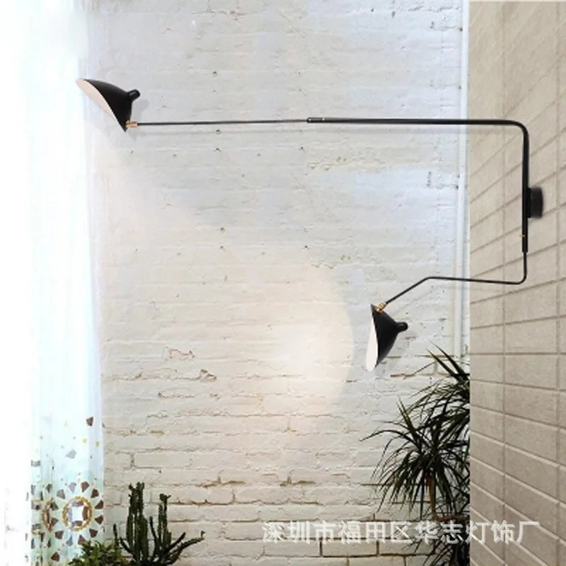 wrought iron wall lamp, simple atmospheric long industrial wind restoring ancient ways pendulum arm, led wall lamp
wrought iron wall lamp, simple atmospheric long industrial wind restoring ancient ways pendulum arm, led wall lamp