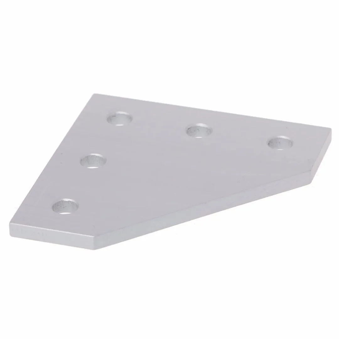 1pc 5 Hole 90 Degree Joint Board Corner Angle Bracket For 2020 Aluminum Profile 3D Printer Frame