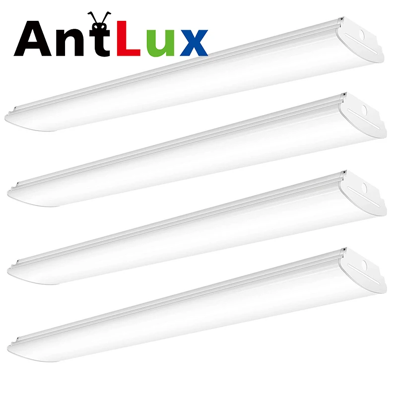 Ceiling Lights Linear LED Shop Lighting Fixture Wrap Around Strip Tube Light 40W 4" Integrated for Workshop Office Garage 4pack
Ceiling Lights Linear LED Shop Lighting Fixture Wrap Around Strip Tube Light 40W 4" Integrated for Workshop Office Garage 4pack