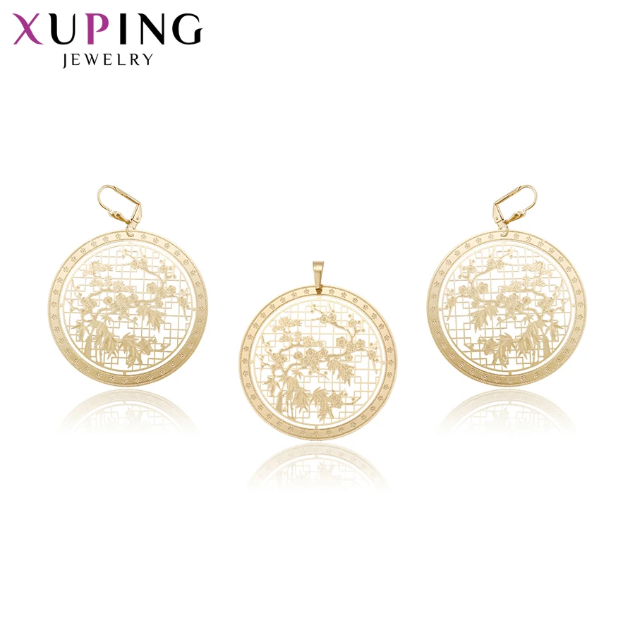 11.11 Xuping Fashion Design Rural Style Gold Color Plated Set for Women Imitation Jewelry Sets for Valentine's Day S67,5-60215
11.11 Xuping Fashion Design Rural Style Gold Color Plated Set for Women Imitation Jewelry Sets for Valentine's Day S67,5-60215