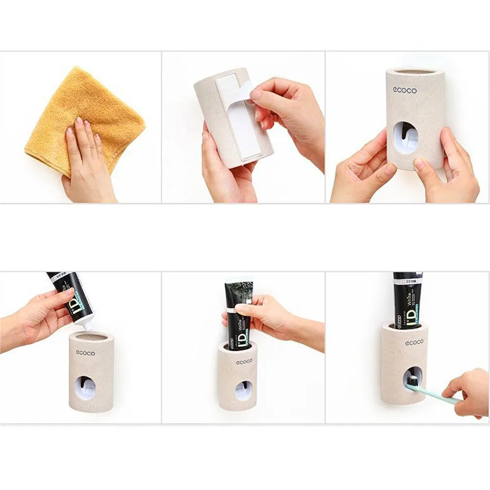 Automatic Squeezer Toothpaste Dispenser oothpaste Holder Hands Free Squeeze Out Tool Home Shelf Beige Simple
Automatic Squeezer Toothpaste Dispenser oothpaste Holder Hands Free Squeeze Out Tool Home Shelf Beige Simple