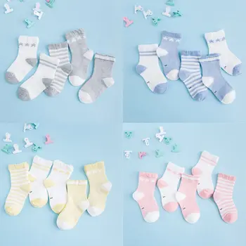 5 Pairs Newborn Baby Toddler Infant Kid Boy Girl Cotton Socks Infant Toddler Kid Soft Cute Socks 0-6Y
5 Pairs Newborn Baby Toddler Infant Kid Boy Girl Cotton Socks Infant Toddler Kid Soft Cute Socks 0-6Y