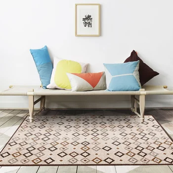 Simple Brief Casual Euro Geometric Scatter Diamonds Brown Blue Door Mat Bathroom Parlor Living Room Decorative Carpet Area Rug
Simple Brief Casual Euro Geometric Scatter Diamonds Brown Blue Door Mat Bathroom Parlor Living Room Decorative Carpet Area Rug