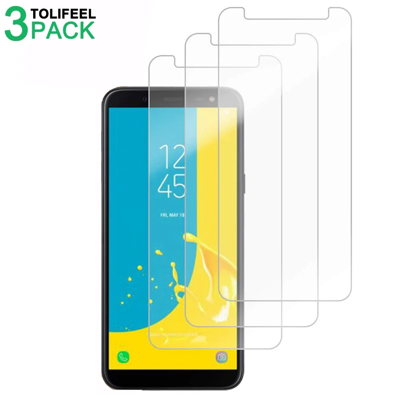 3Pcs Tempered Glass For Samsung Galaxy J6 Plus Screen Protector 2.5D 9H Protective Film For Samsung J6 2018 J6 Plus On Glass
3Pcs Tempered Glass For Samsung Galaxy J6 Plus Screen Protector 2.5D 9H Protective Film For Samsung J6 2018 J6 Plus On Glass