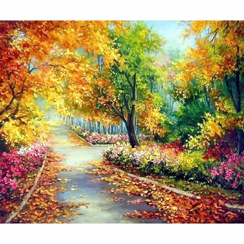 5D DIY Diamond Painting Cross Stitch Scenic Forest Byway Crystal Diamond Embroidery Needlework Full Diamond Set Home Decorative
5D DIY Diamond Painting Cross Stitch Scenic Forest Byway Crystal Diamond Embroidery Needlework Full Diamond Set Home Decorative