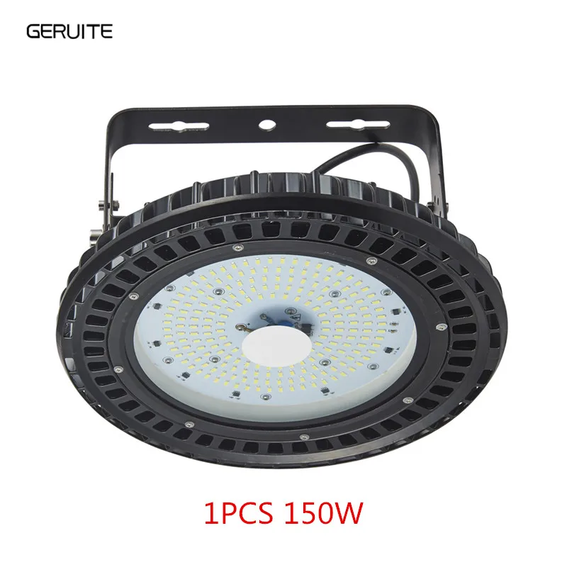 GERUITE 150W UFO Industry Light LED Hall Lamp 12000LM SMD 5730 220V 110V 6000K-6500K Mining High Bay Lights Industrial Lighting
GERUITE 150W UFO Industry Light LED Hall Lamp 12000LM SMD 5730 220V 110V 6000K-6500K Mining High Bay Lights Industrial Lighting