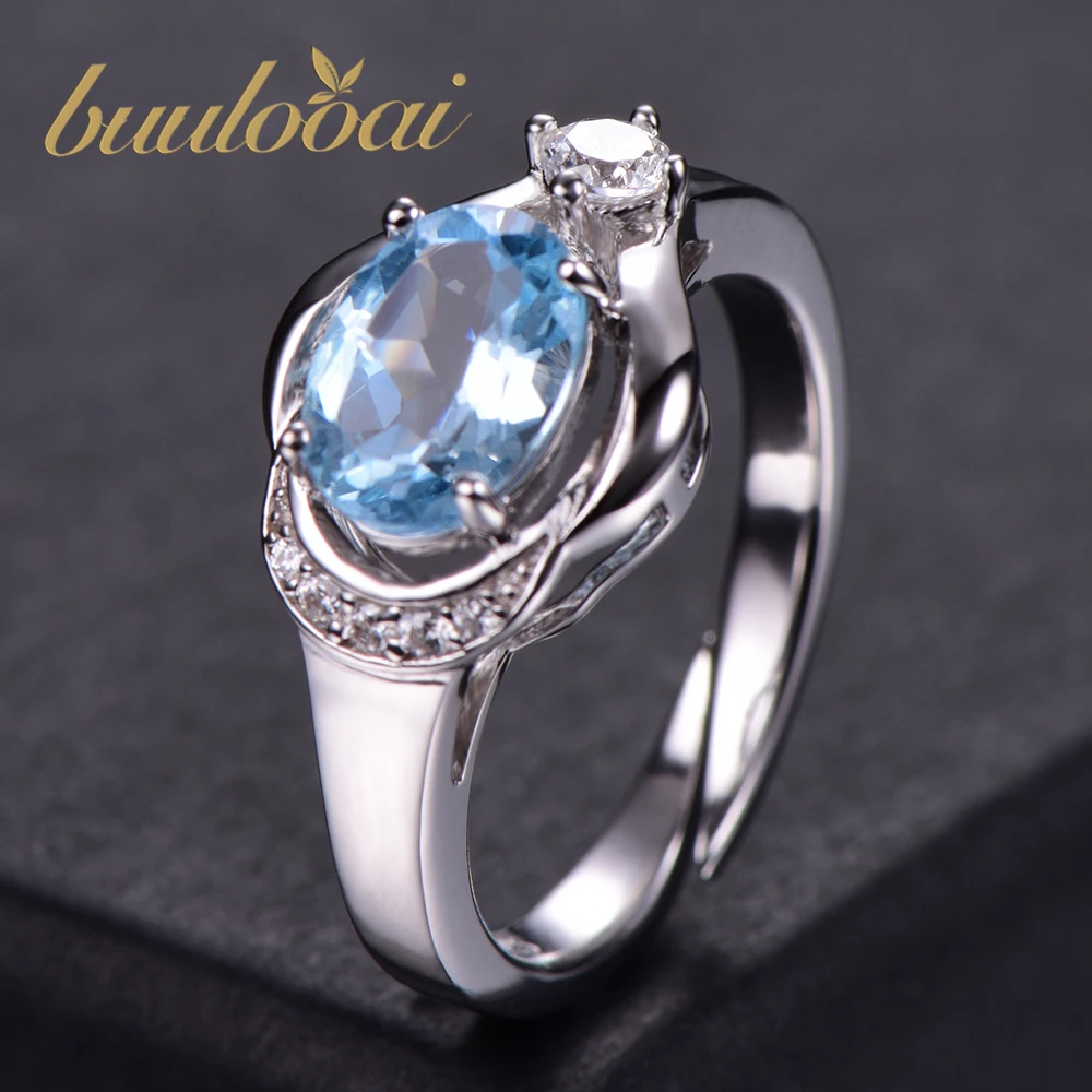 buulooai Solid 925 Sterling Silver Rings For Women Sky Blue Topaz Aquamarine Gemstone Wedding Band Birthstone Gift Jewelry
buulooai Solid 925 Sterling Silver Rings For Women Sky Blue Topaz Aquamarine Gemstone Wedding Band Birthstone Gift Jewelry