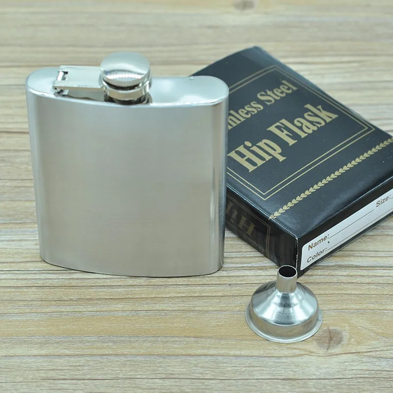 1PC-Stainless-Steel-18Oz-Hip-Flask-Drink-Flask-Alcohol-Whiskey-Wine-Bottle-Liquor-Screw-Cap + Funnel-KC1495 (2)