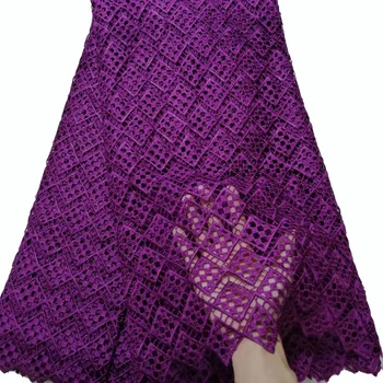 African Lace Fabric Purple Guipure Cord Lace Fabric High Quality White Blue Gold Yellow Nigerian Lace Fabric For Wedding Dress
African Lace Fabric Purple Guipure Cord Lace Fabric High Quality White Blue Gold Yellow Nigerian Lace Fabric For Wedding Dress