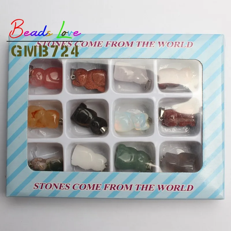 12pcs Wholesale Multi-Style Boxed Cat shaped Charm Natural Stone Charms Pendants For Jewelry Making Diy Necklace Choker 20*15mm
12pcs Wholesale Multi-Style Boxed Cat shaped Charm Natural Stone Charms Pendants For Jewelry Making Diy Necklace Choker 20*15mm