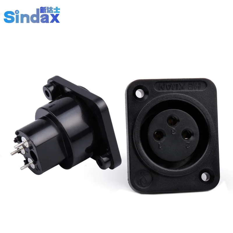 Sindax XLR socket 3 pin XLR Female socket Panel Mount Chassis Socket Connector adapter 10PCS/lot
Sindax XLR socket 3 pin XLR Female socket Panel Mount Chassis Socket Connector adapter 10PCS/lot