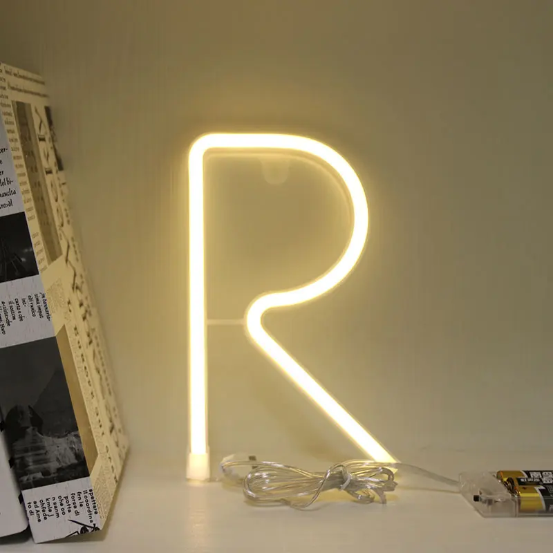 Neon Alphabet R Lamp 26 Letters LED Night Light For Birthday Wedding Party Bedroom Wall Hanging Decor
Neon Alphabet R Lamp 26 Letters LED Night Light For Birthday Wedding Party Bedroom Wall Hanging Decor