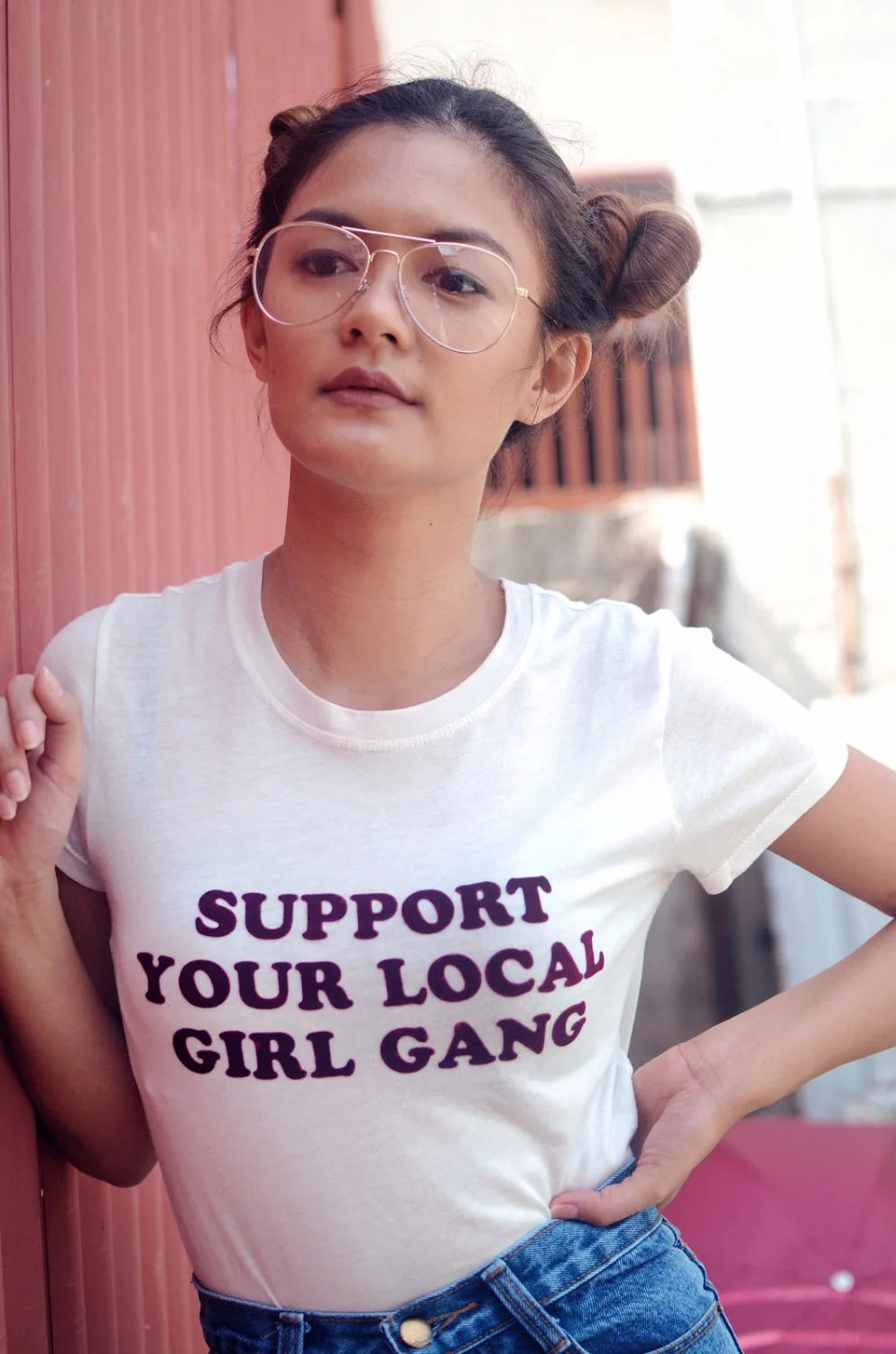 SUPPORT YOUR LOCAL GIRL GANG Letter Print T-Shirt Women Funny Tumblr Graphic tees Summer Cotton Hipster t shirt Outfit tshirt
SUPPORT YOUR LOCAL GIRL GANG Letter Print T-Shirt Women Funny Tumblr Graphic tees Summer Cotton Hipster t shirt Outfit tshirt