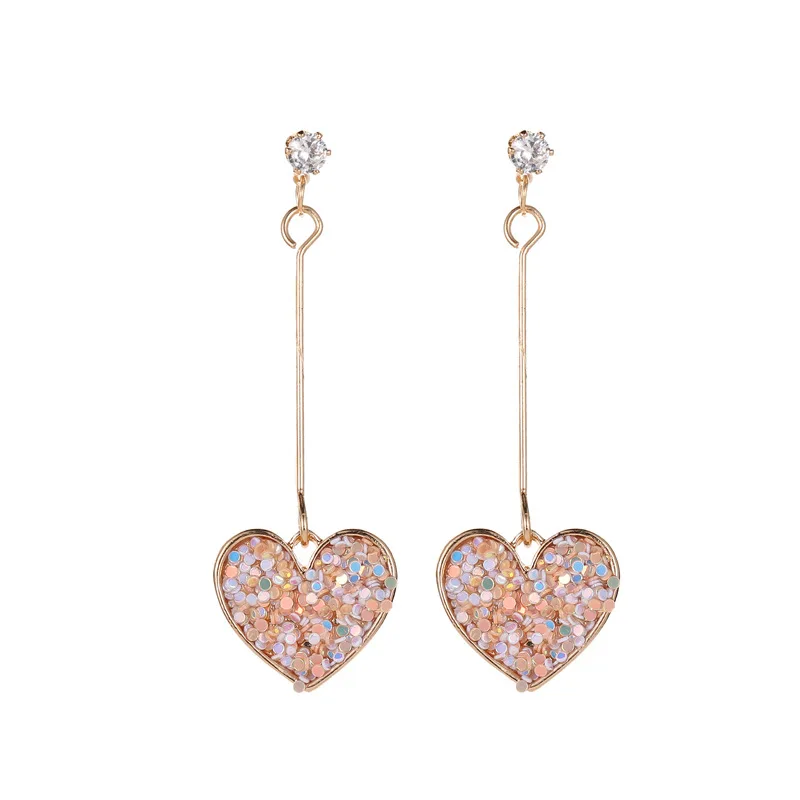 Hot Sale Love Drop Earrings New Design Rhinestone Crystal Earrings for Women Wedding Party Gift
Hot Sale Love Drop Earrings New Design Rhinestone Crystal Earrings for Women Wedding Party Gift