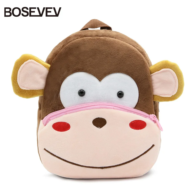 BOSEVEV Plush Cartoon Children Backpacks Kids Kindergarten School Bags Boys Girls Cute Monkey Children Bags for 2-5 Years Baby
BOSEVEV Plush Cartoon Children Backpacks Kids Kindergarten School Bags Boys Girls Cute Monkey Children Bags for 2-5 Years Baby