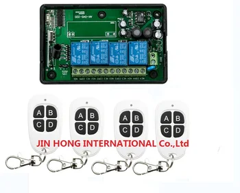 AC85--250V 4CH RF Motor Wireless Remote Control System / Radio Switch remote switch Learning code receiver +4 remote controller
AC85--250V 4CH RF Motor Wireless Remote Control System / Radio Switch remote switch Learning code receiver +4 remote controller
