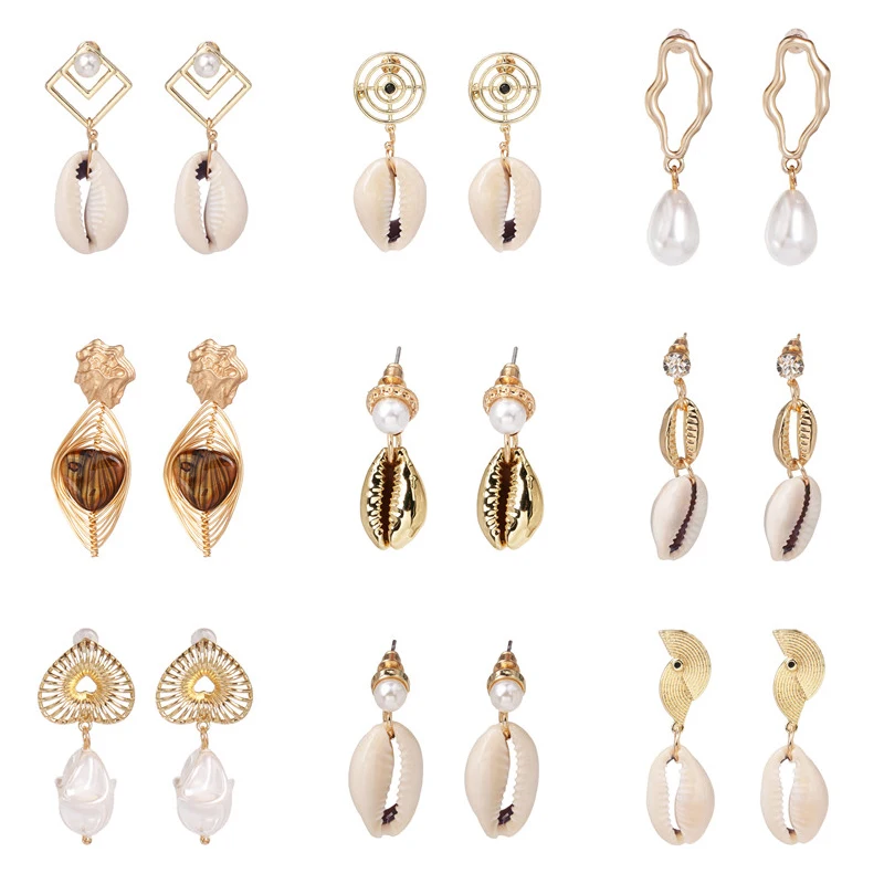 FASHIONSNOOPS New Za Seashell Dangle Earrings For Women Bohemia Statement Peandant Earring Handmade Pearl Drop Jewelry Oorbellen
FASHIONSNOOPS New Za Seashell Dangle Earrings For Women Bohemia Statement Peandant Earring Handmade Pearl Drop Jewelry Oorbellen