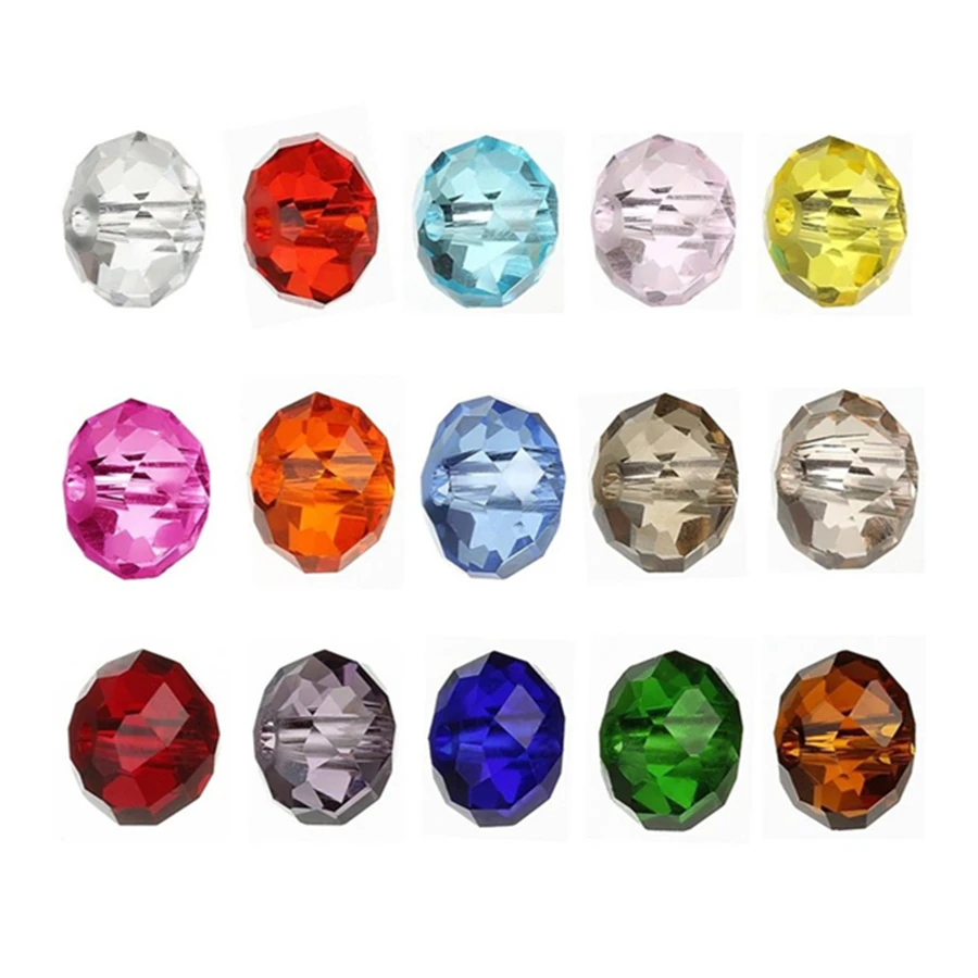 AnnBeady 50pcs 6mm Faceted Rondelle Loose Spacer Round Austria Crystal beads For DIY Jewelry Making
AnnBeady 50pcs 6mm Faceted Rondelle Loose Spacer Round Austria Crystal beads For DIY Jewelry Making