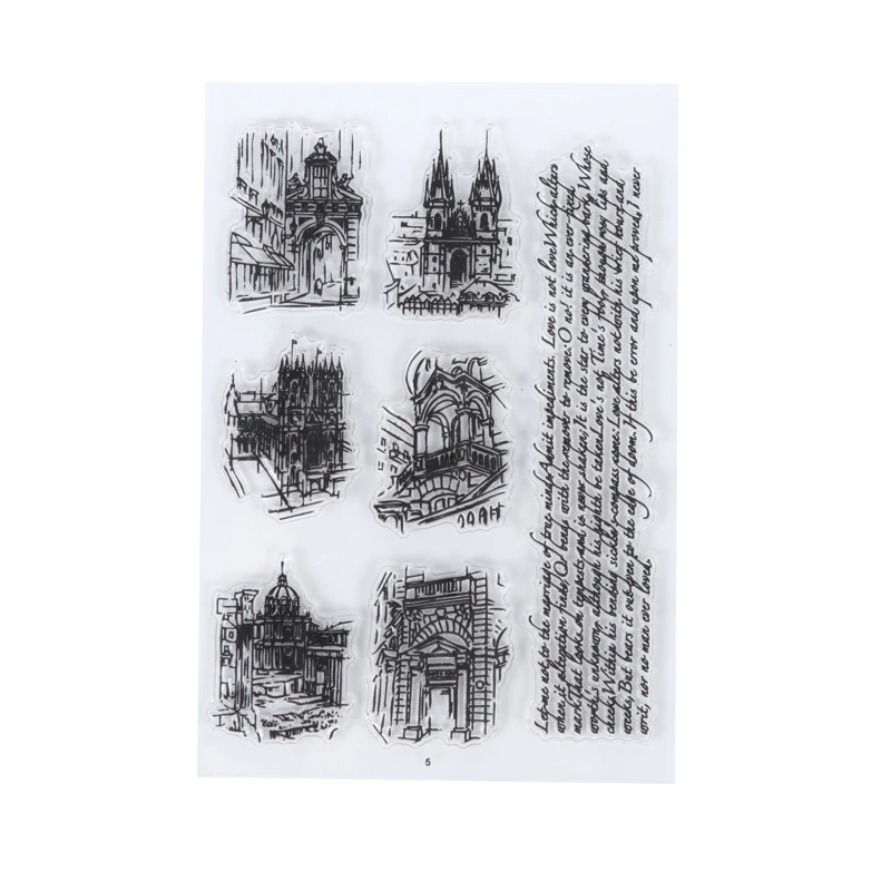 Monuments Buildings Clear Stamps Rubber Seal for DIY Scrapbooking/Card Making/Photo Album Decorative Transparent Stamps
Monuments Buildings Clear Stamps Rubber Seal for DIY Scrapbooking/Card Making/Photo Album Decorative Transparent Stamps