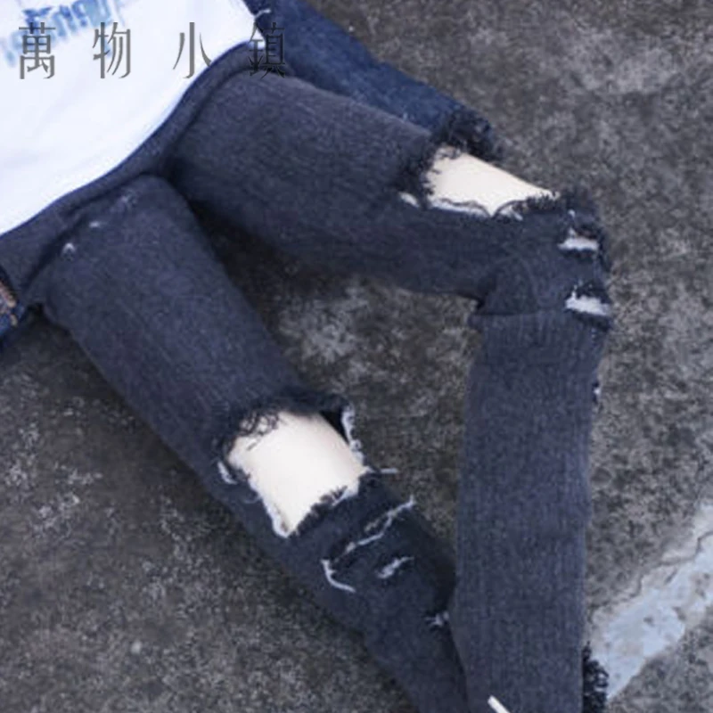 Accept custom New Handsome Black burrs Ripped jeans/Trousers 1/3 1/4 1/6 SD MSD YOSD BJD DOC Clothes
Accept custom New Handsome Black burrs Ripped jeans/Trousers 1/3 1/4 1/6 SD MSD YOSD BJD DOC Clothes