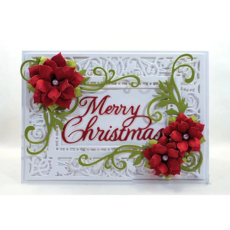 Christmas Flower Metal Cutting Die Stencil For DIY Scrapbooking Christmas Decor Embossing Paper Craft Die Cutting Template
Christmas Flower Metal Cutting Die Stencil For DIY Scrapbooking Christmas Decor Embossing Paper Craft Die Cutting Template