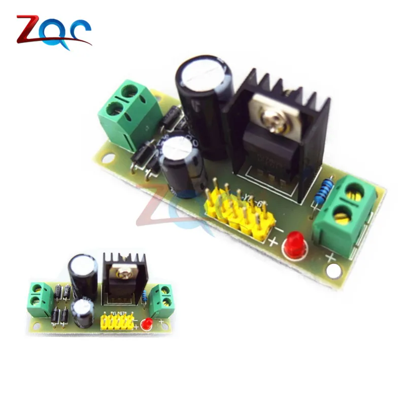 L7805 LM7805 Step Down Converter 7.5V-35V to 5V Regulator Power Supply Module Electronic Kits Parts For Arduino
L7805 LM7805 Step Down Converter 7.5V-35V to 5V Regulator Power Supply Module Electronic Kits Parts For Arduino