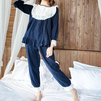 Women Models Cotton Pajamas Home Service Lace Soft Comfortable Ladies Suits Spot Pigiami Donna Invernali Sleepwear Piyamas Sets
Women Models Cotton Pajamas Home Service Lace Soft Comfortable Ladies Suits Spot Pigiami Donna Invernali Sleepwear Piyamas Sets