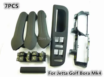 7Pcs Set Black Armrest handle Interior Door Handle Cover Switch Bezel With Trim Grab Handle Bracket For VW Jetta Bora Golf 4
7Pcs Set Black Armrest handle Interior Door Handle Cover Switch Bezel With Trim Grab Handle Bracket For VW Jetta Bora Golf 4
