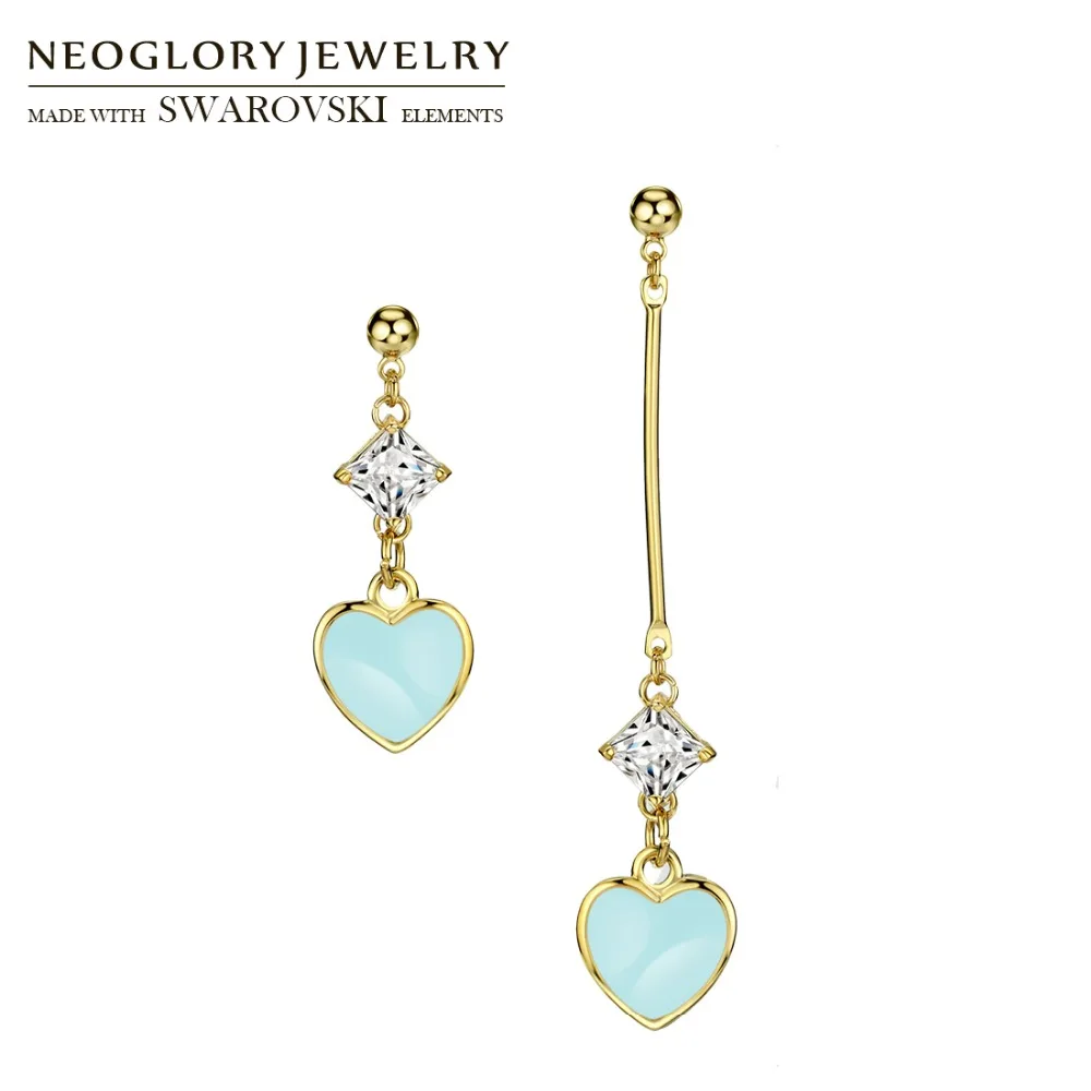 Neoglory Zircon & Enamel Long Drop Earrings Blue Romantic Heart Design Cute Girl Daily Trendy Gift Youth Seaside
Neoglory Zircon & Enamel Long Drop Earrings Blue Romantic Heart Design Cute Girl Daily Trendy Gift Youth Seaside