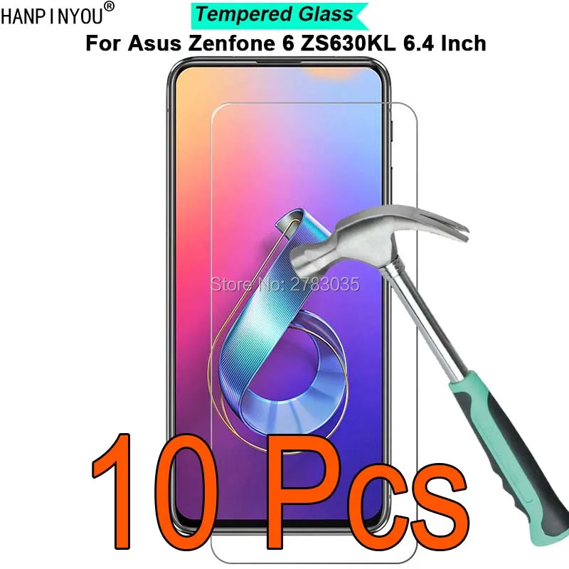 10 Pcs/Lot For Asus Zenfone 6 ZS630KL 6.4" 9H Hardness 2.5D Ultra-thin Toughened Tempered Glass Film Screen Protector Guard
10 Pcs/Lot For Asus Zenfone 6 ZS630KL 6.4" 9H Hardness 2.5D Ultra-thin Toughened Tempered Glass Film Screen Protector Guard