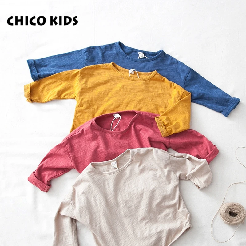 2018 Kids Autumn Spring Solid Color Tshirt, Chico Kids Boys Girls Cotton Long Sleeve T shirts,Baby KidsCute Long Sleeve Tshirts
2018 Kids Autumn Spring Solid Color Tshirt, Chico Kids Boys Girls Cotton Long Sleeve T shirts,Baby KidsCute Long Sleeve Tshirts