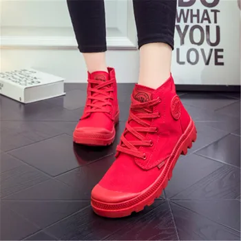 Casual women canvas shoes 2019 Spring autumn section flat high-top women's boots fashion Comfortable Outdoor Sport women Booties
Casual women canvas shoes 2019 Spring autumn section flat high-top women's boots fashion Comfortable Outdoor Sport women Booties