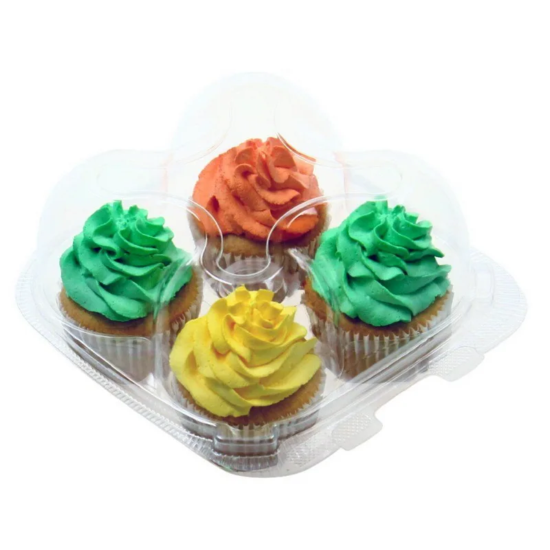 Premium Large Clear Cupcake Boxes with 4 Compartments/Durable Cup Cake Container/Holder Muffin Cups
Premium Large Clear Cupcake Boxes with 4 Compartments/Durable Cup Cake Container/Holder Muffin Cups