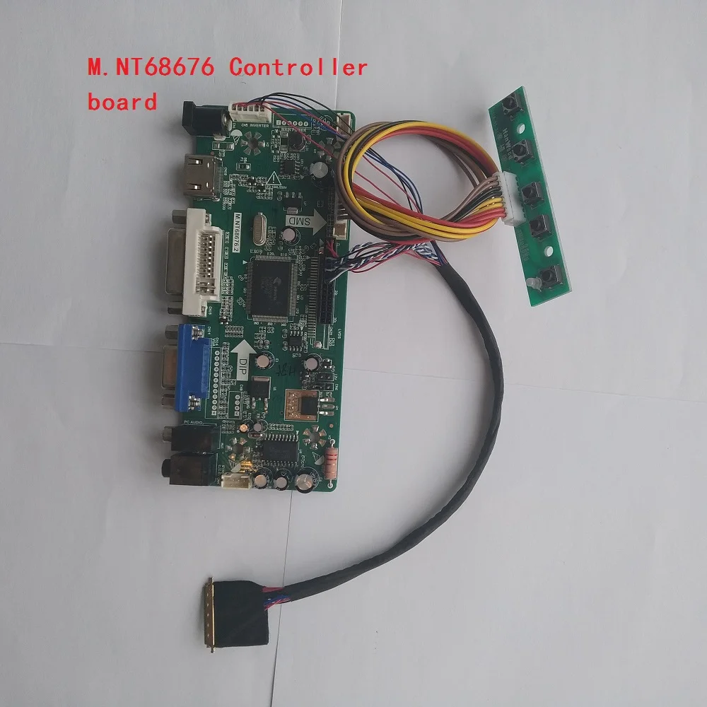 VGA LVDS LCD LED M.NT68676 Controller board kit DVI Audio HDMI DIY for N134B6-L02 display 1366X768 Panel 13.4" Screen monitor
VGA LVDS LCD LED M.NT68676 Controller board kit DVI Audio HDMI DIY for N134B6-L02 display 1366X768 Panel 13.4" Screen monitor