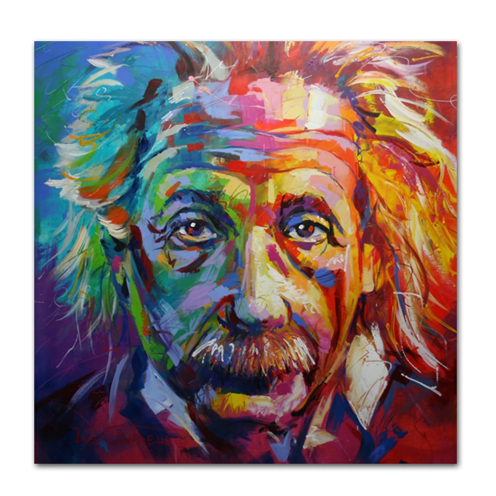 SELFLESSLY HD Printed Canvas Art Abstract Einstein Painting Psychedelic Color Wall Pictures for Living Room Free Shipping
SELFLESSLY HD Printed Canvas Art Abstract Einstein Painting Psychedelic Color Wall Pictures for Living Room Free Shipping