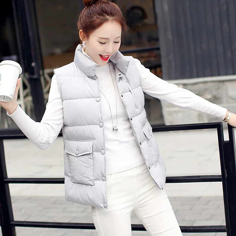Naiveroo Autumn Winter Women Sleeveless Vest Duck Down Coat Jackets Thick Warm Waistcoat Female Parkas Outwear Plus Size 4XL
Naiveroo Autumn Winter Women Sleeveless Vest Duck Down Coat Jackets Thick Warm Waistcoat Female Parkas Outwear Plus Size 4XL