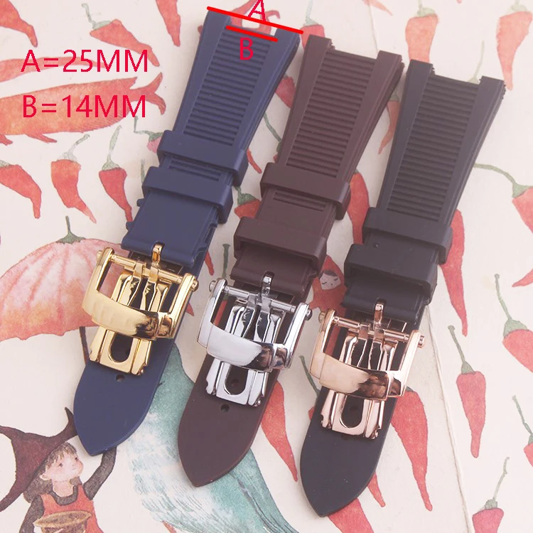 Watchband 25mm Black Blue Waterproof Diving Silicone Rubber Watch Band Straps with Deployment Clasp for Nautilus 5711 5712
Watchband 25mm Black Blue Waterproof Diving Silicone Rubber Watch Band Straps with Deployment Clasp for Nautilus 5711 5712