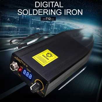 Best Price Digital Soldering Iron Station Temperature Controller +EU Plug Temperature 180 - 435 Degrees+T12 Handle 138x88x38mm
Best Price Digital Soldering Iron Station Temperature Controller +EU Plug Temperature 180 - 435 Degrees+T12 Handle 138x88x38mm