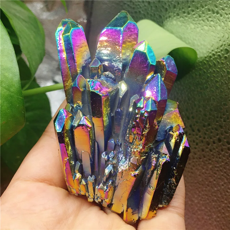 1pcs Natural crystal quartz Rare colorful flame aura quartz crystal cluster Ore Mineral Healing Specimens Random delivery
1pcs Natural crystal quartz Rare colorful flame aura quartz crystal cluster Ore Mineral Healing Specimens Random delivery