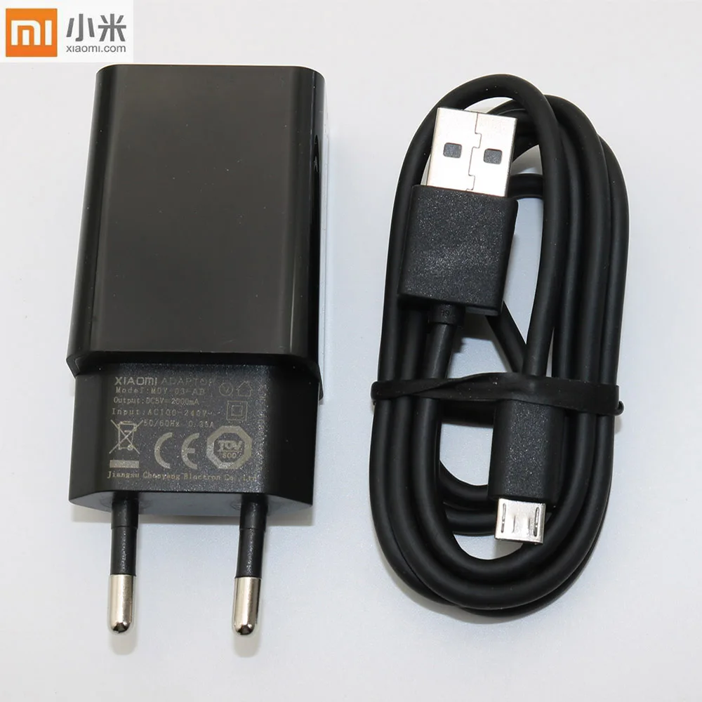 Original XIAOMI USB Charger 5V/2A EU Wall Adapter 120CM Micro USB Data Cable For Redmi Note 6Pro 3 Pro 4 4A 4X 5 Plus 5A 6 Mi 4C
Original XIAOMI USB Charger 5V/2A EU Wall Adapter 120CM Micro USB Data Cable For Redmi Note 6Pro 3 Pro 4 4A 4X 5 Plus 5A 6 Mi 4C