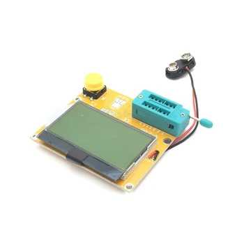 ESR-T4 Mega328 Digital Transistor Tester Diode Triode Capacitance ESR Meter MOS/PNP/NPN LCR 12864 LCD screen
ESR-T4 Mega328 Digital Transistor Tester Diode Triode Capacitance ESR Meter MOS/PNP/NPN LCR 12864 LCD screen