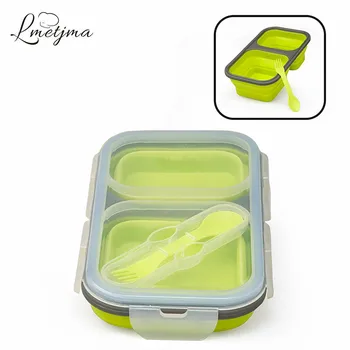 LMETJMA 600ml Portable Folding Silicone Lunch Boxs Retractable Meal Box with Cover Picnic Lunchbox Microwave Food Box KC0818-4
LMETJMA 600ml Portable Folding Silicone Lunch Boxs Retractable Meal Box with Cover Picnic Lunchbox Microwave Food Box KC0818-4