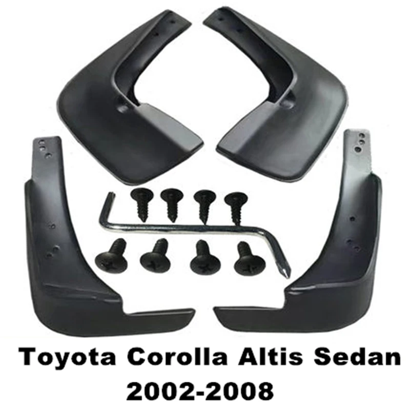 Car Mudflaps For Toyota Corolla Altis Sedan 2002 2003 2004 2005 2006 2007 2008 Splash Guards Mud Flap Mudguards Fender
Car Mudflaps For Toyota Corolla Altis Sedan 2002 2003 2004 2005 2006 2007 2008 Splash Guards Mud Flap Mudguards Fender